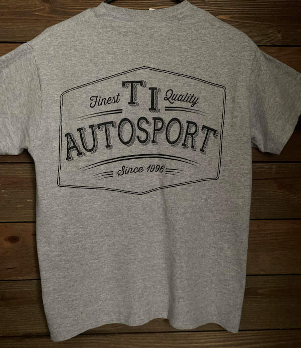 Light Gray T-shirt with Black Whiskey Logo 